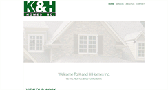 Desktop Screenshot of kandhcustomhomes.com